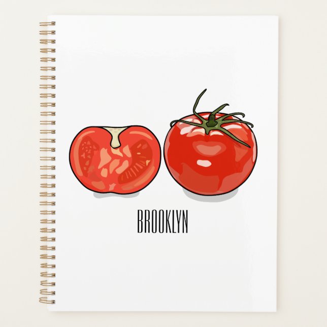 Illustration de dessin sur la tomate (Devant)