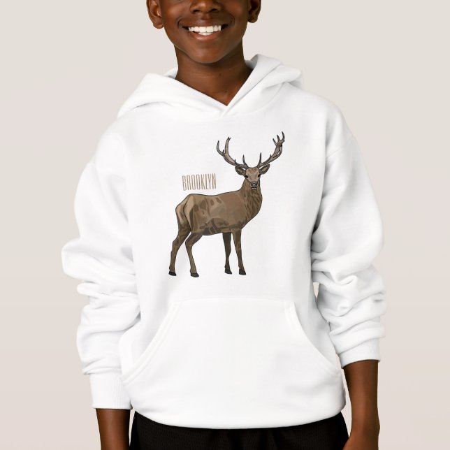 Illustration de dessin sur le cerf (Devant)