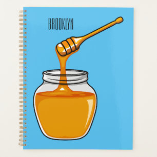 Illustration de dessin sur le miel