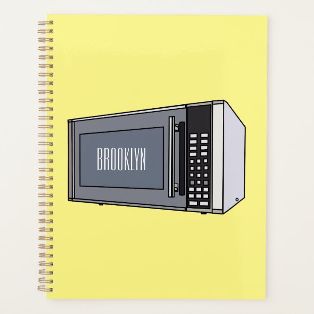 Illustration de dessin sur micro-ondes (Devant)