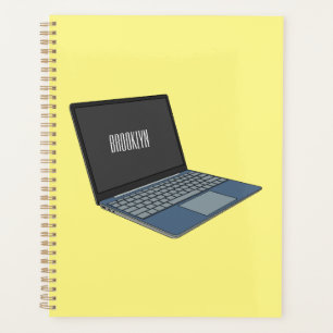 Illustration de dessin sur ordinateur portable