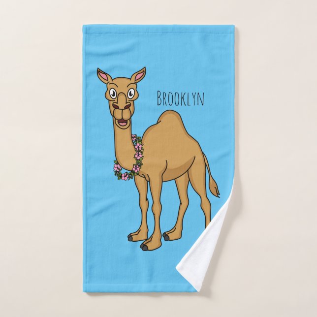 Illustration de dromadaire (Serviette à main)