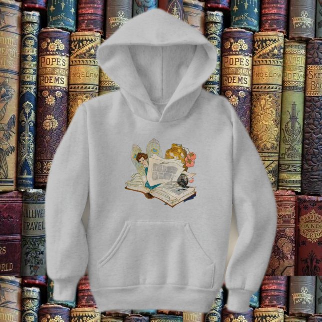 Illustration de fée bibliophile vintage (Créateur téléchargé)