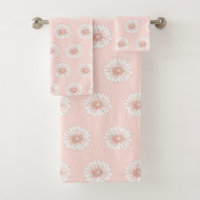 Illustration de fleurs au motif rose ébloui