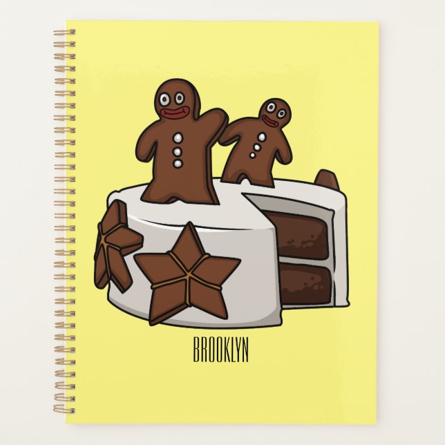 Illustration de gâteau de pain d'épices (Devant)