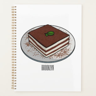 Illustration de gâteau de Tiramisu