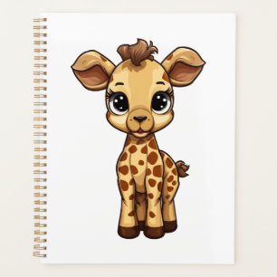 Illustration de girafe de dessin animé