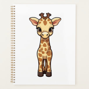 Illustration de girafe de dessin animé