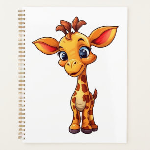 Illustration de girafe de dessin animé