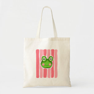 Illustration de grenouille mignonne avec sac fourr