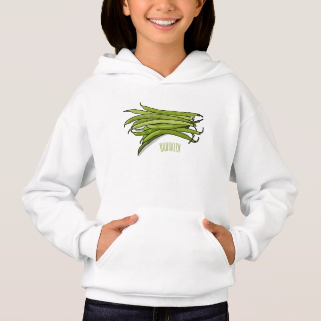 Illustration de haricots verts (Devant)