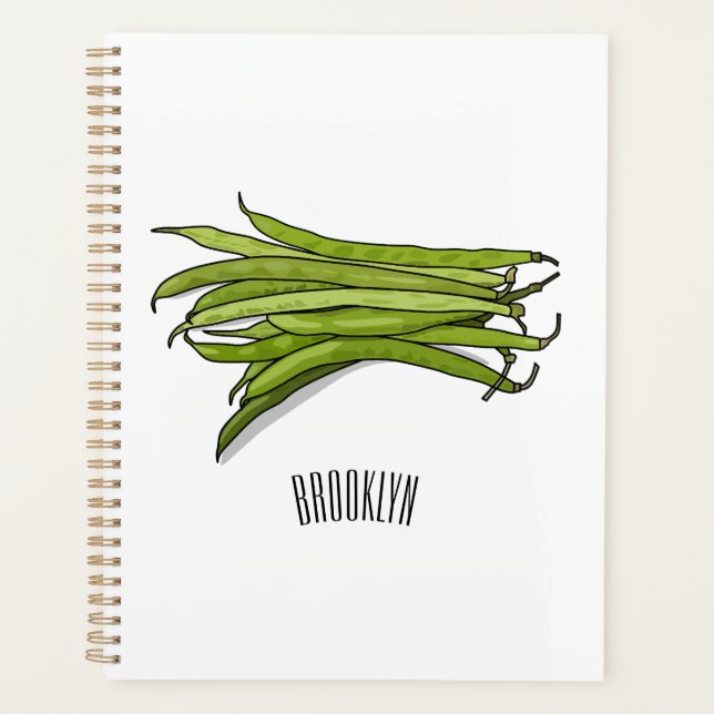 Illustration de haricots verts (Devant)