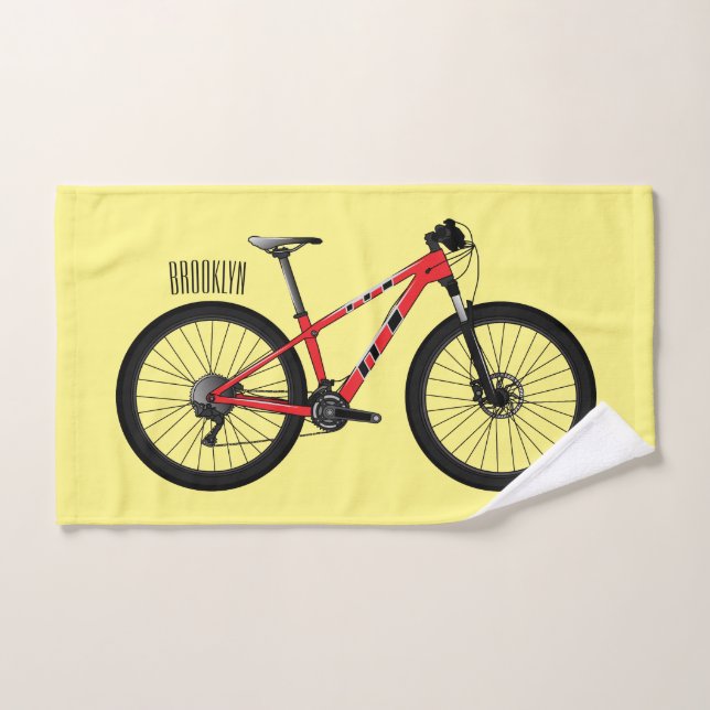 Illustration de la bande dessinée de vélo (Serviette à main)