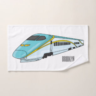 Illustration de la bande dessinée d'un train à bal