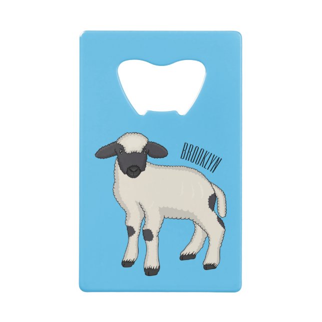 Illustration de la caricature de mouton Valais Bla (Devant)