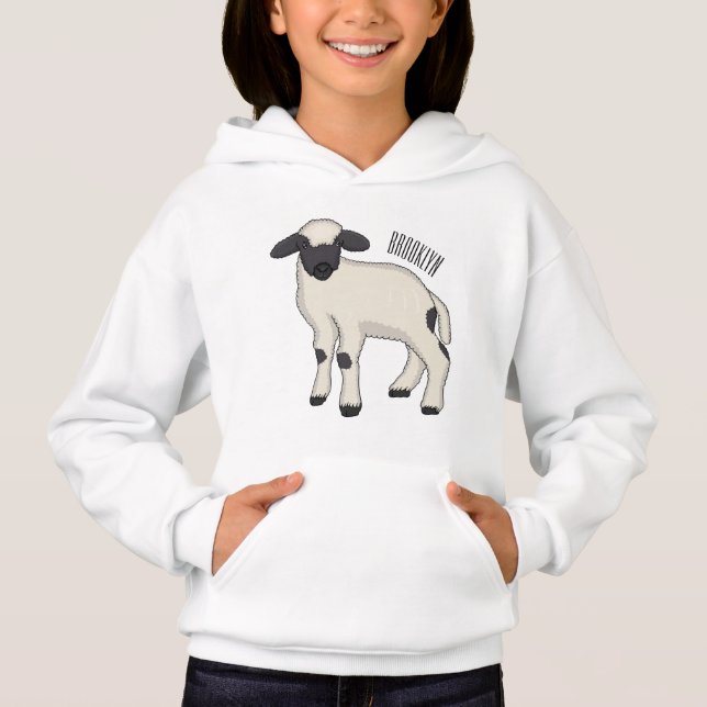 Illustration de la caricature de mouton Valais Bla (Devant)