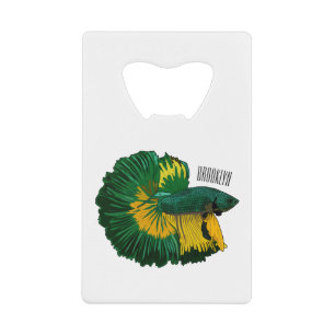 Illustration de la caricature de poisson de combat