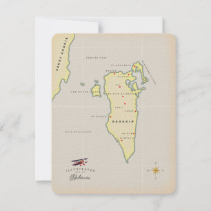 Illustration de la carte de Bahreïn