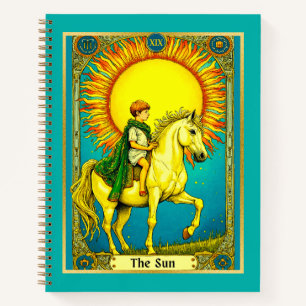 Illustration de la carte Tarot, The Sun Journal