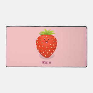 Illustration de la fraise Cute kawaii