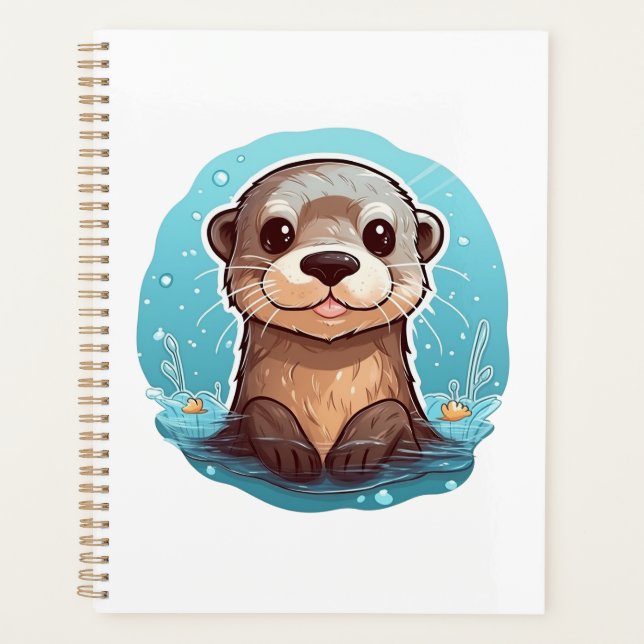 Illustration de la loutre de dessin (Devant)