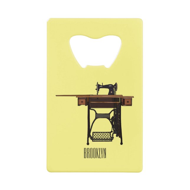 Illustration de la machine à coudre (Devant)