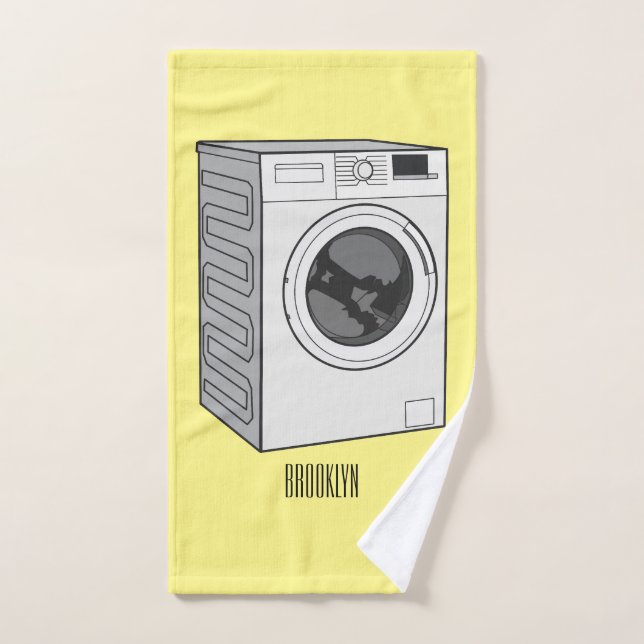 Illustration de la machine à laver (Serviette à main)
