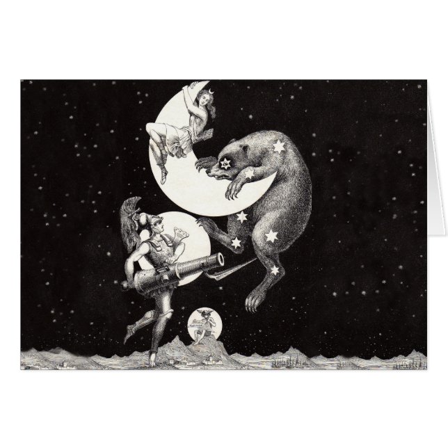 Illustration de la Nuit du Dieu de l'Univers Céles (Devant horizontal)