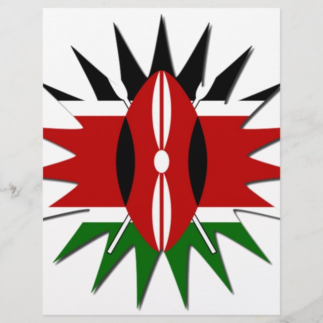 Illustration de la star du drapeau national du Ken (Devant)