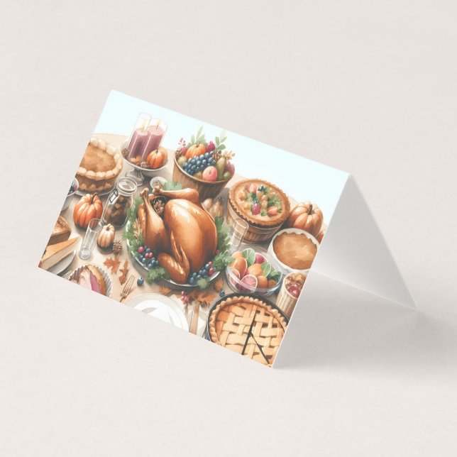 Illustration de l'action de grâce aquarelle (Front)