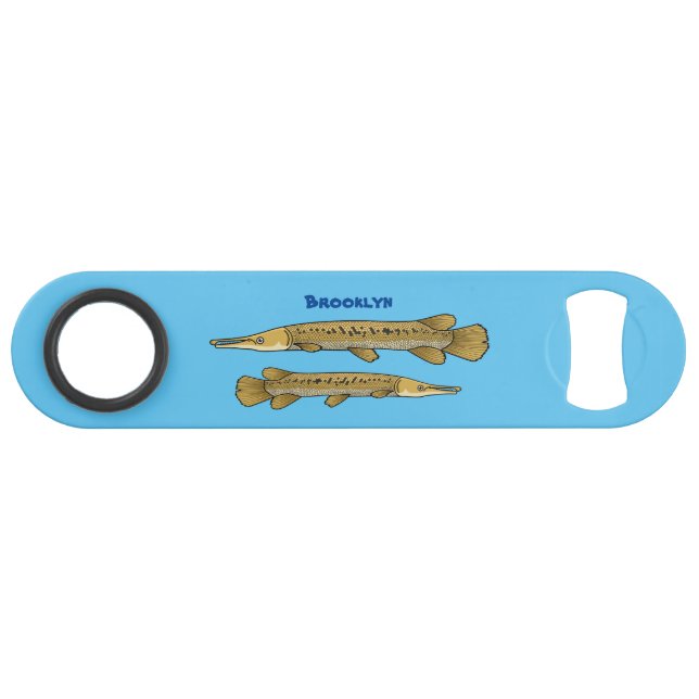 Illustration de l'alligator garfish (Devant (Horizontal))