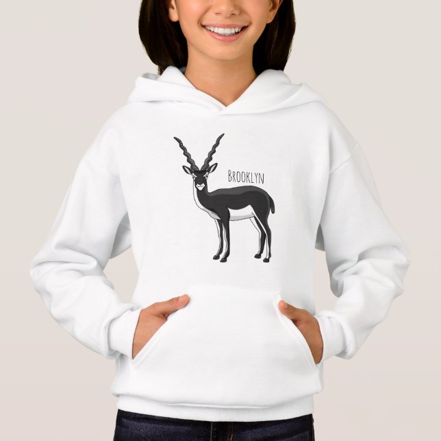 Illustration de l'antilope Blackbuck (Devant)