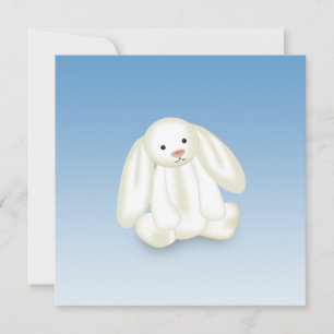 Illustration de lapin mignon Faire-part personnali