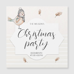 Illustration de l'aquarelle moelleuse d'hiver