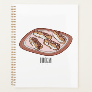 Illustration de l'éclair de chocolat