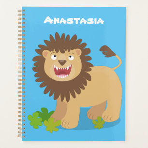 Illustration de l'effervescence de lions heureux