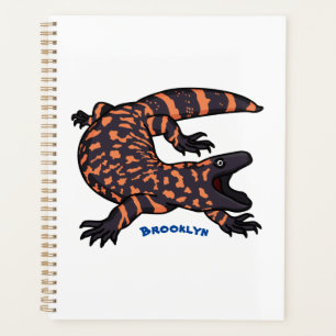 Illustration de lézard géant affamé