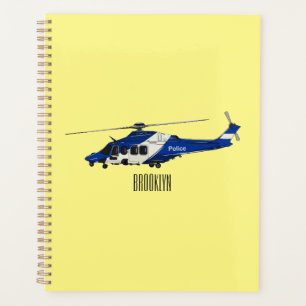 Illustration de l'hélicoptère de police