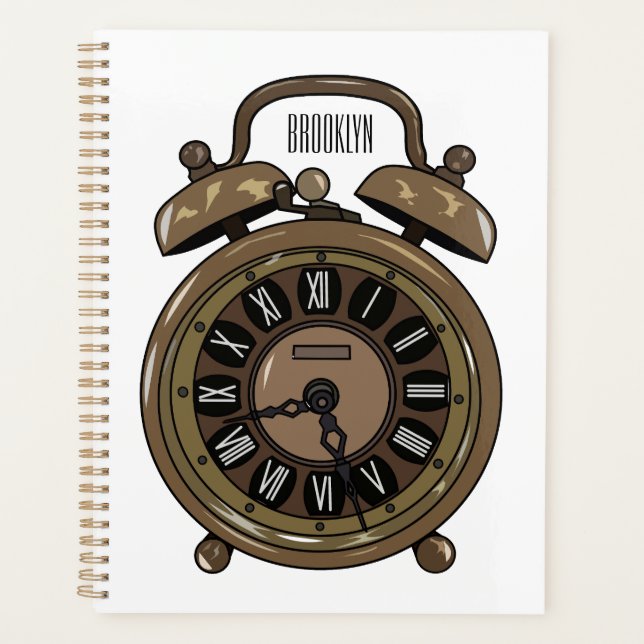 Illustration de l'horloge d'alarme (Devant)