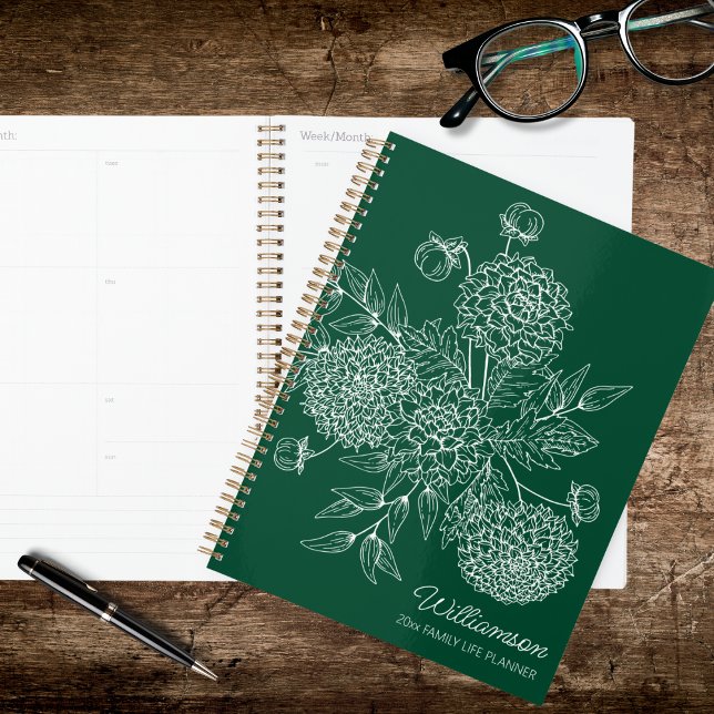 Illustration de ligne de fleur de campagne délicat (Créateur téléchargé)