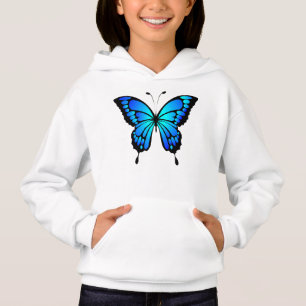 Illustration de l'insecte bleu papillon - T-shirt