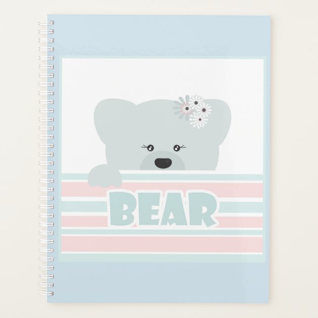 Illustration de l'ours imprimés pour enfants (Devant)
