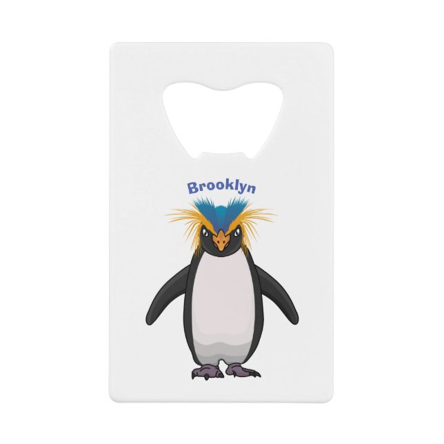 Illustration de mignon macaroni pingouin (Devant)