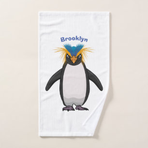 Illustration de mignon macaroni pingouin
