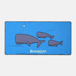 Illustration de mignonne migratrice de baleines à 