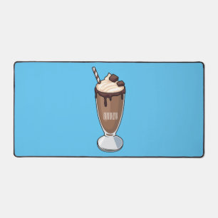 Illustration de milk-shake au chocolat