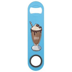 Illustration de milk-shake au chocolat
