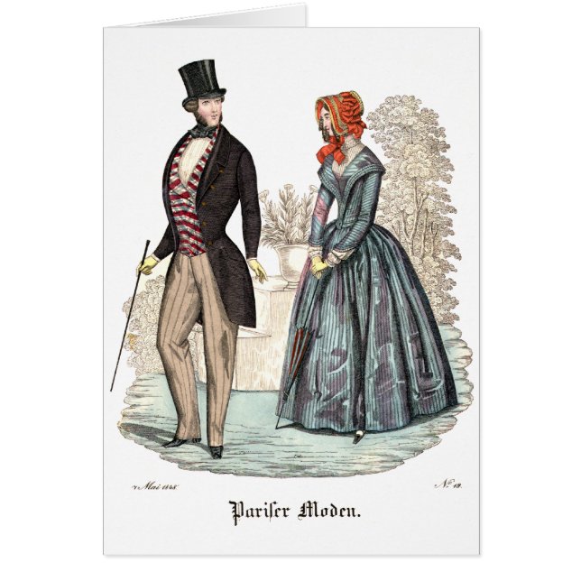 Illustration de mode de Biedermeier (Devant)