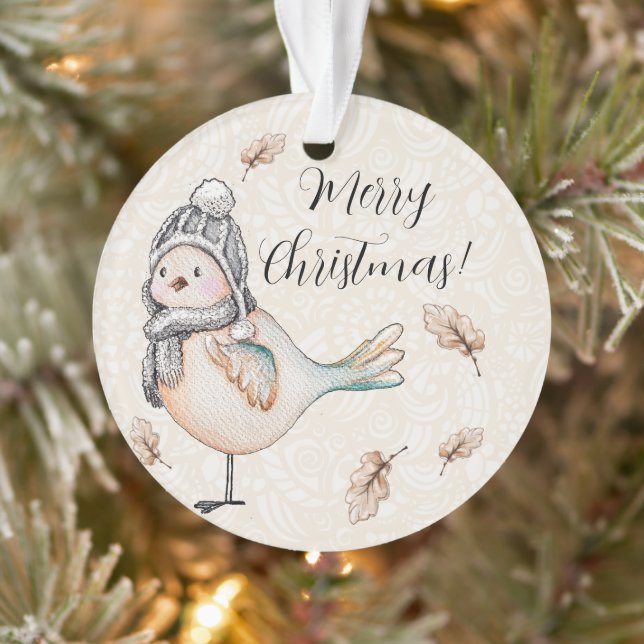 Illustration de moineau mignon d'hiver (Arbre)