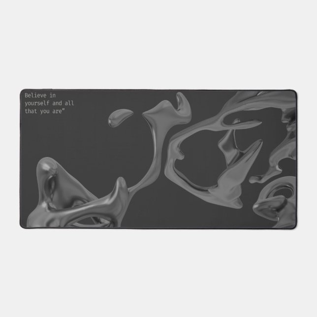 Illustration de motif abstrait au fusain (Recto)